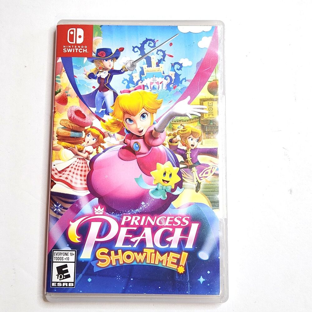 Princess Peach Showtime Nintendo Switch Game Authentic US Version w/ Case Works